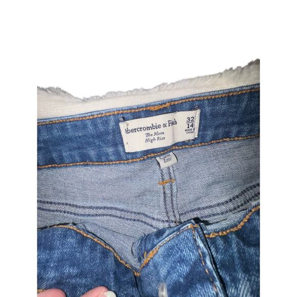 Abercrombie & Fitch Womens Curve Love High Rise Mom Jean Size 14R - Picture 6 of 6